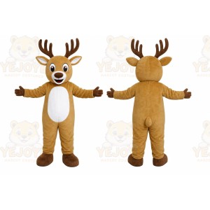 Brown Reindeer Mascot Costume