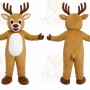 Brown Reindeer Mascot Costume