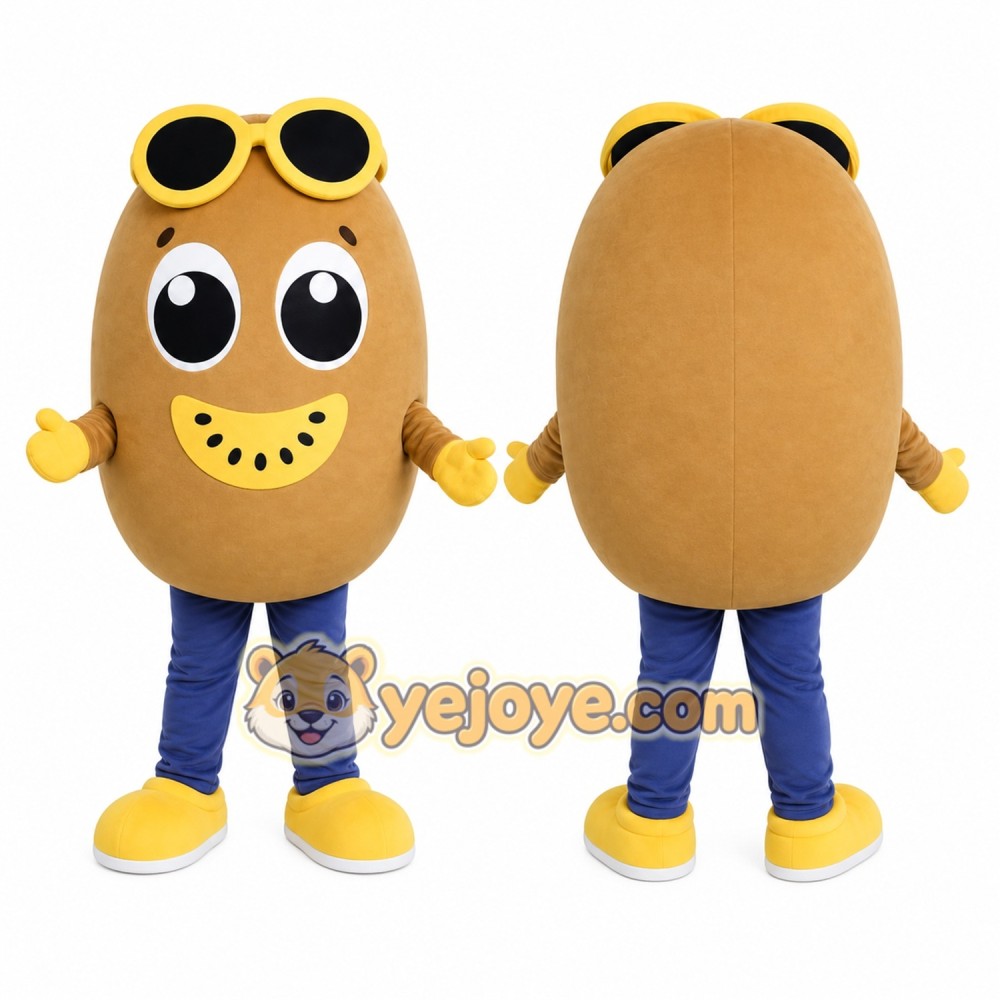 Sunglasses Potato Mascot Costume Sunglasses Potato Mascot Costume