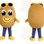 Sunglasses Potato Mascot Costume