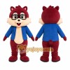 Red Squirrel Mascot Costume Red Squirrel Mascot Costume