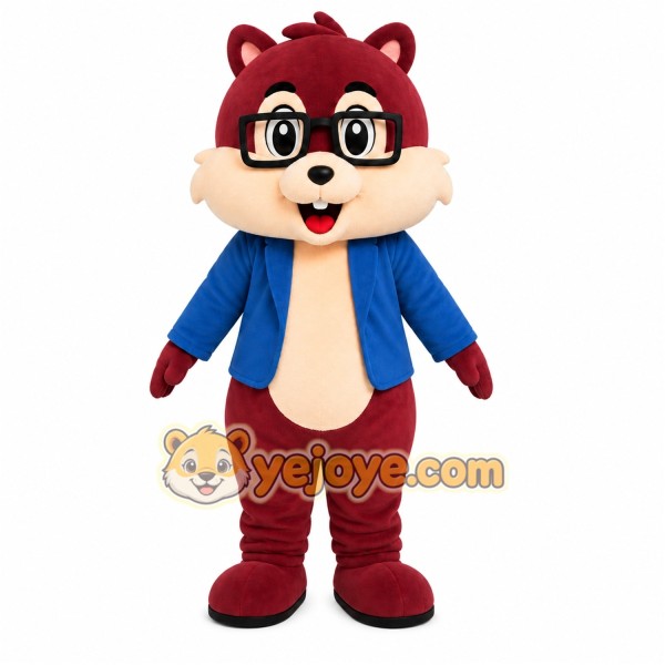 Red Squirrel Mascot Costume