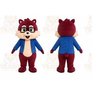 Red Squirrel Mascot Costume