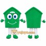 Green House Mascot Costume