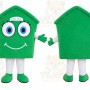 Green House Mascot Costume