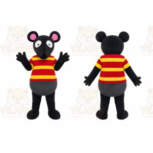 Striped Mouse Mascot Costume