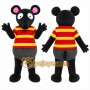 Striped Mouse Mascot Costume