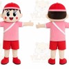 Pink Sports Girl Mascot Costume