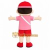 Pink Sports Girl Mascot Costume
