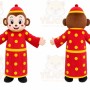 Chinese New Year Boy Mascot Costume