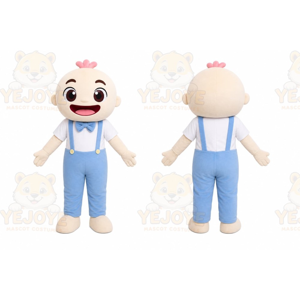 Baby Boy Overalls Mascot Costume