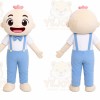 Baby Boy Overalls Mascot Costume