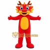 Red Dragon Mascot Costume Red Dragon Mascot Costume