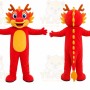 Red Dragon Mascot Costume