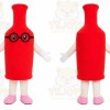 Red Bottle Mascot Costume
