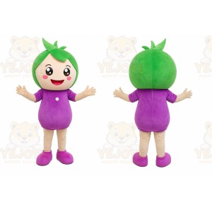 Green Girl Mascot Costume