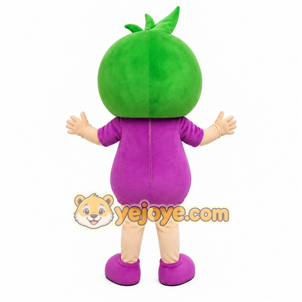 Green Girl Mascot Costume Green Girl Mascot Costume
