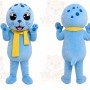 Blue Puppy Scarf Mascot Costume