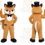 Top Hat Fox Mascot Costume