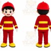 Firefighter Boy Mascot Costume