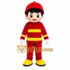 Firefighter Boy Mascot Costume Firefighter Boy Mascot Costume