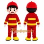 Firefighter Boy Mascot Costume