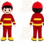 Firefighter Boy Mascot Costume