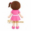 Pink Dress Girl Mascot Costume