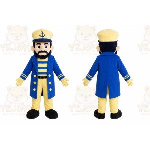 Blue Captain Mascot Costume