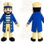Blue Captain Mascot Costume