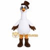 Top Hat Duck Mascot Costume Top Hat Duck Mascot Costume