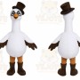 Top Hat Duck Mascot Costume