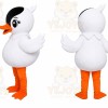 White Duck Mascot Costume