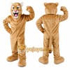 Tan Lion Mascot Costume Tan Lion Mascot Costume