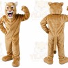 Tan Lion Mascot Costume