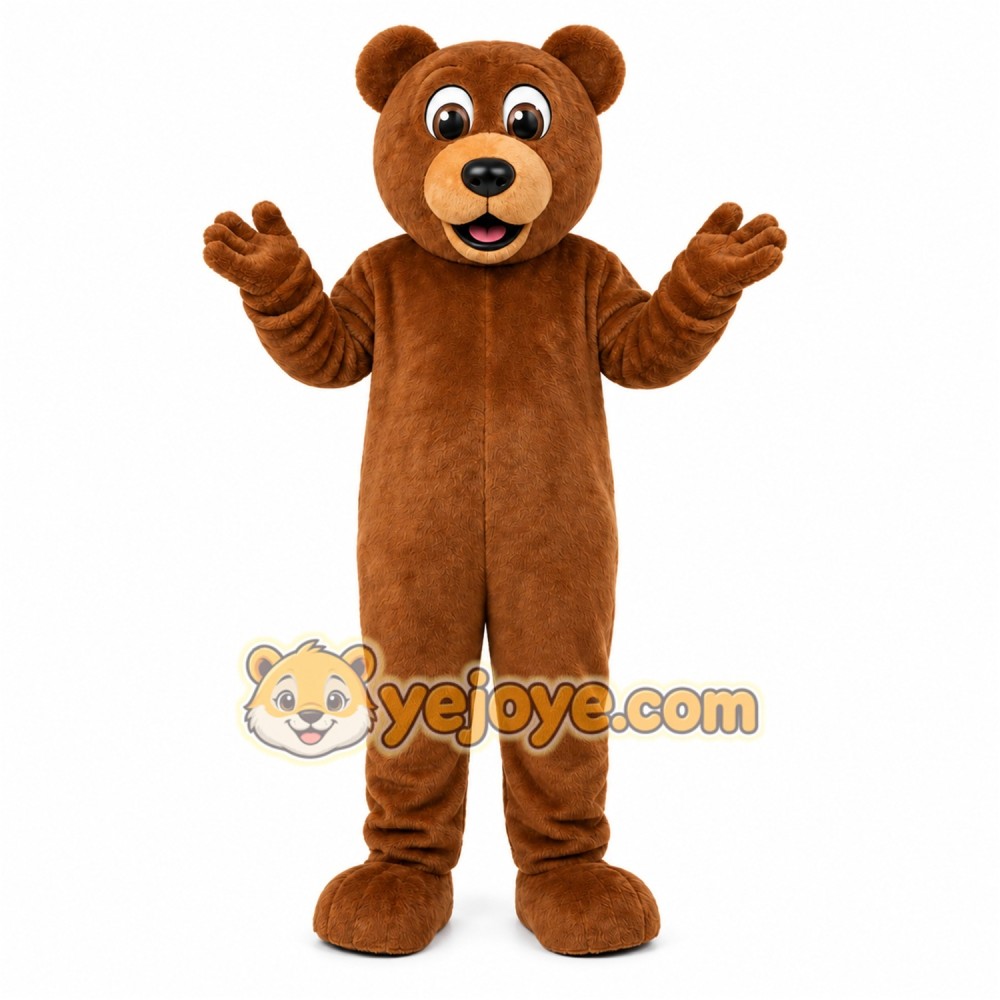 Brown Bear Mascot Costume Brown Bear Mascot Costume