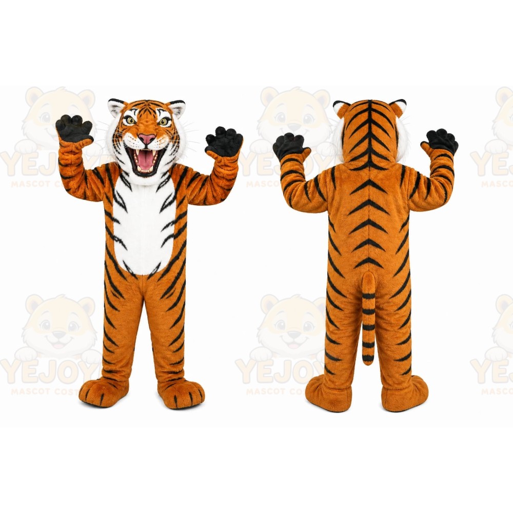 Orange Tiger Mascot Costume