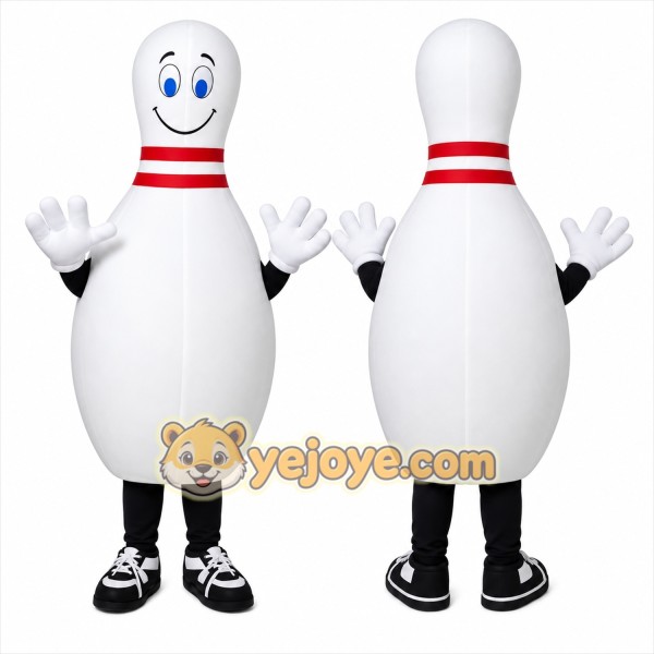 Bowling Pin Mascot Costume