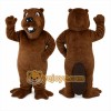 Brown Beaver Mascot Costume Brown Beaver Mascot Costume