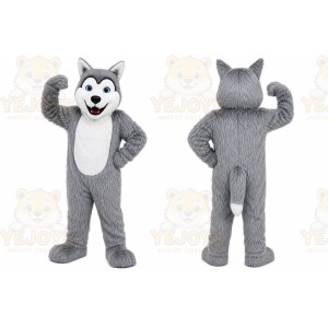 Gray Wolf Mascot Costume
