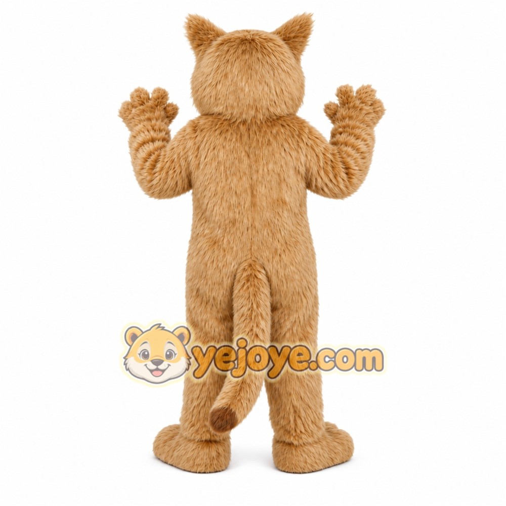 Tan Lion Mascot Costume Tan Lion Mascot Costume