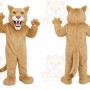 Tan Lion Mascot Costume