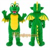 Green Dragon Mascot Costume Green Dragon Mascot Costume