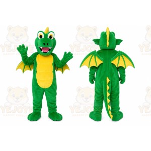 Green Dragon Mascot Costume
