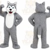 Gray Wolf Mascot Costume