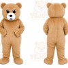 Tan Teddy Bear Mascot Costume