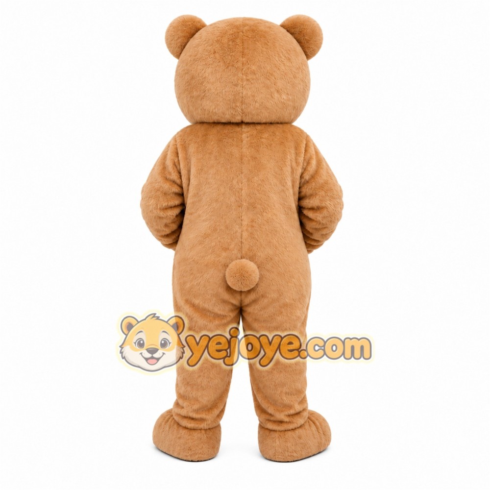 Tan Teddy Bear Mascot Costume Tan Teddy Bear Mascot Costume