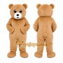 Tan Teddy Bear Mascot Costume