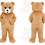 Tan Teddy Bear Mascot Costume