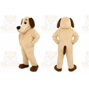 Beige Puppy Mascot Costume